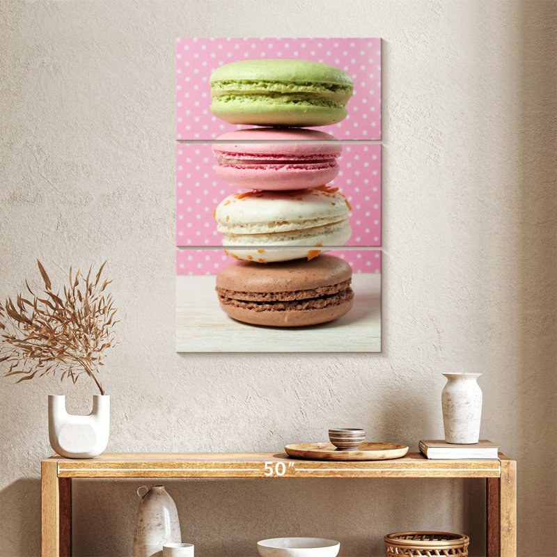 Yarlin Stacked Macarons, 57" H x 36" W