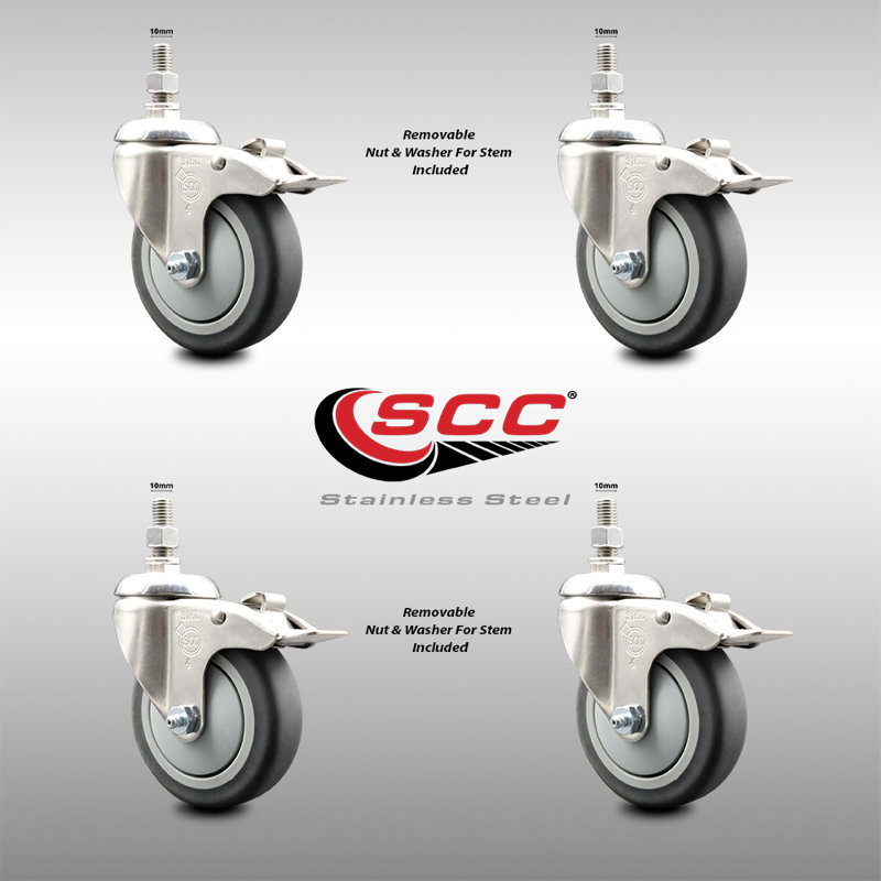 Thermoplastic Rubber Casters