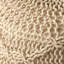 POUF EN LAINE TRICOTÉE 20 X 20-114232401