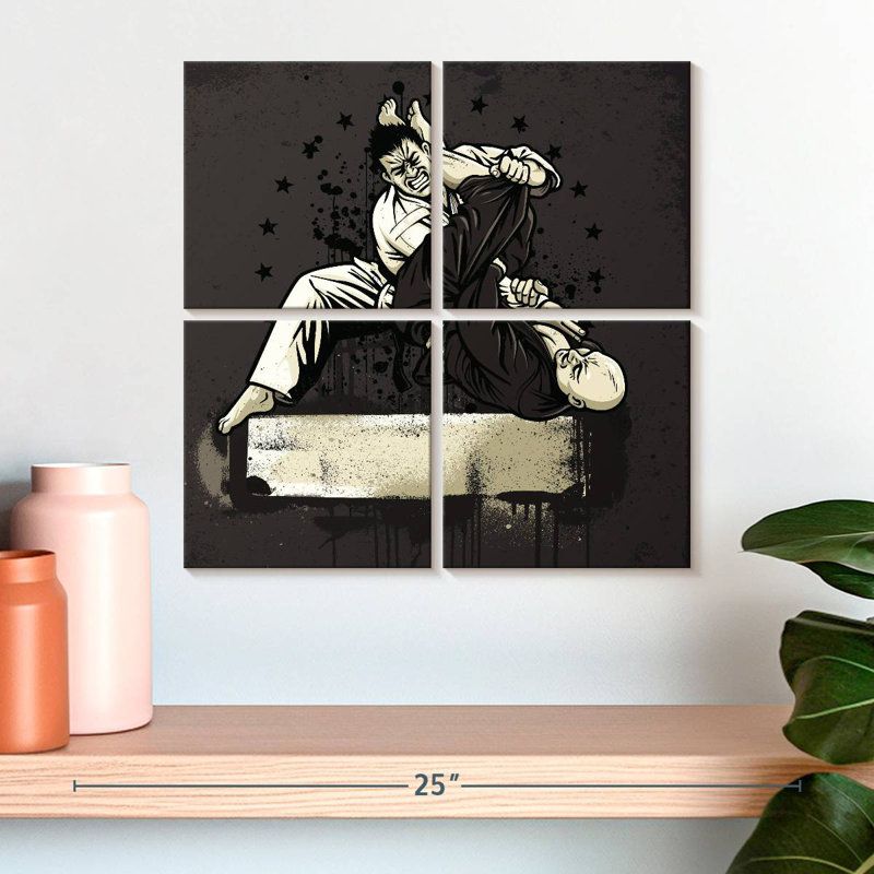 Sireci Jiu Jitsu Armbar Move, 18" H x 18" W