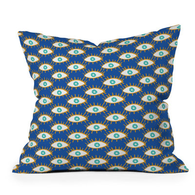 Alja Horvat Eyes dont lie Throw Pillow