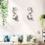 Ensemble de 2 appliques murales pour bougeoir