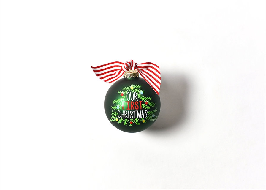 4" Glass Bauble