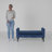 Vendrina Velvet Storage Bench with Rubberwood Legs-35868790