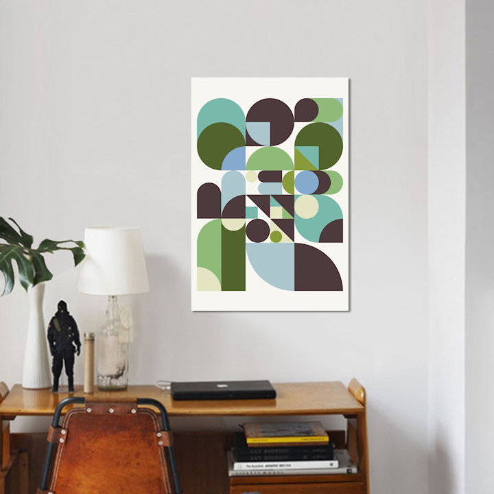 «Pebbles», impression sur toile, H 26 po x l 18 po x P 1,5 po, Pas de tapis, Toile tendue