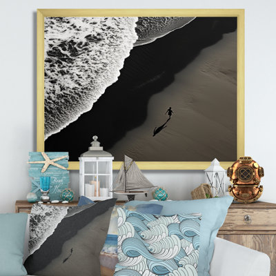 Photo de plage bord de mer minimalisme VI - Décoration murale nautique et plage
