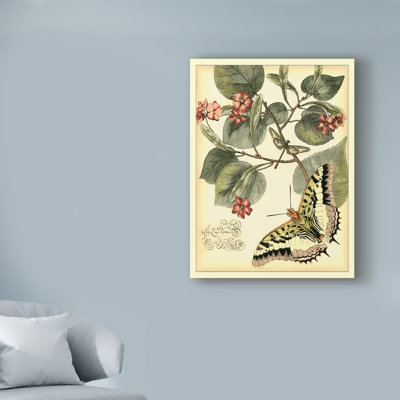 « fantaisiste papillons i », reproduction d’impression sur toile tendue