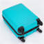 Valise légère 20 ", roulettes, turquoise