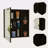 1-Shelf Rectangle Medicine Cabinet With Mirror-526368643