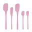 Tovolo Flex-Core All Silicone Assorted Spatulas - Set of 5 Pink Sorbet