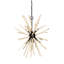 Lustre linéaire moderne 6 lumières Spoutnik