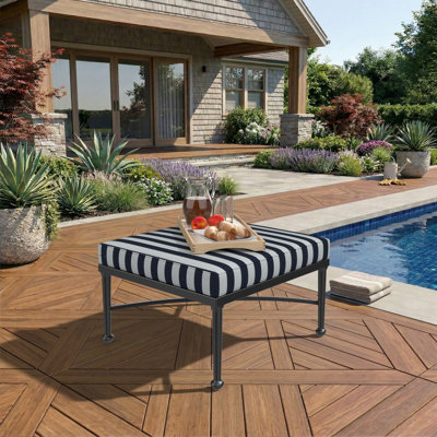 Sunbrella® Outdoor Ottoman Seat Cushion