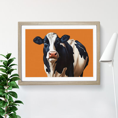 Amazing Cow - Framed Print
