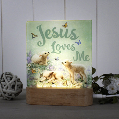 Jesus Loves Me Night Light