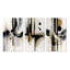 «Abstract Transitional Shapes V», 3 pièces sur toile-1189962233-1189962234