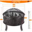Round Charcoal Smokeless Fire Pit