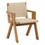 Mesa Outdoor Dining Chair Cream