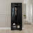 Minimalist Corner Hallway Shelf With Shoe Bench, 4 Hooks + Adjustable Shelves, Black, Living Room-138263207