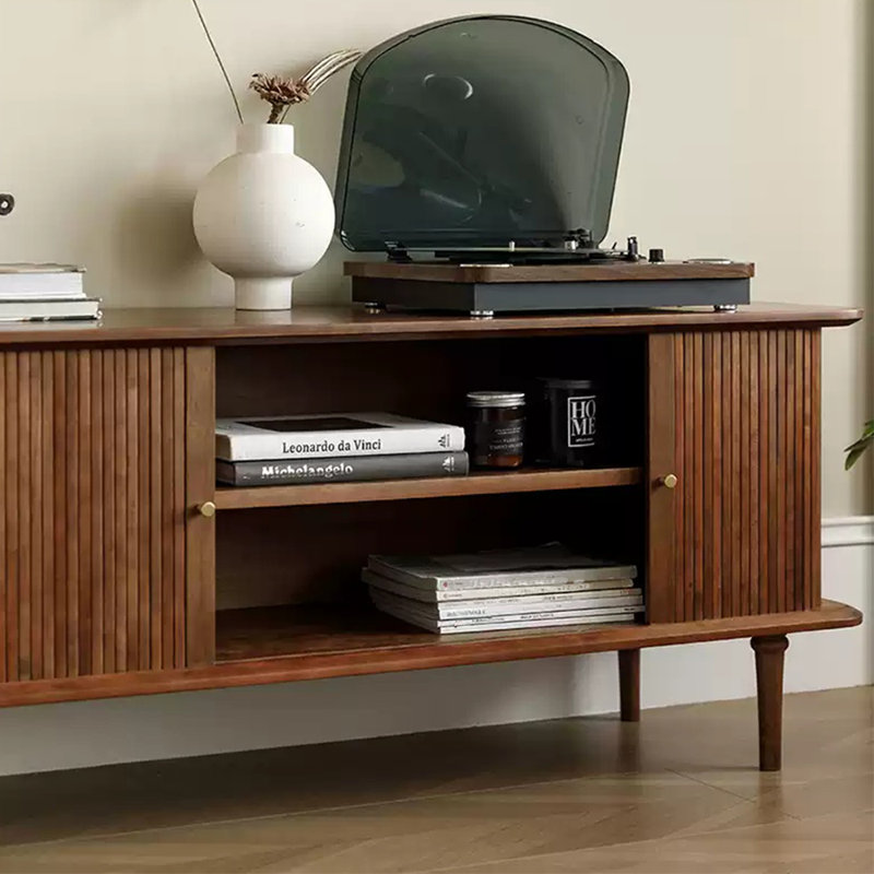 Meuble télé à volet roulant, 78.74"