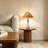 Naveen 16" Sculpted Marble Table Lamp