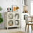 Sideboard Buffet Cabinet (Cream)
