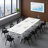 Foldable and mobile conference/training table.-615938587