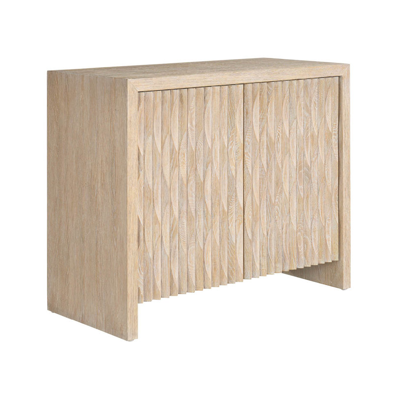 Modern Accent Cabinet, Gray