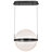 Brezina - LED Pendant - Matte Black - Silk Screened Acrylic Lens-456717634