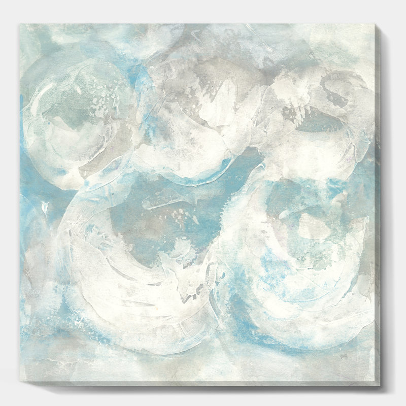 «Pale Blue Shade IV», reproduction d'art sur toile tendue, H 16 po x l 16 po x P 1 po