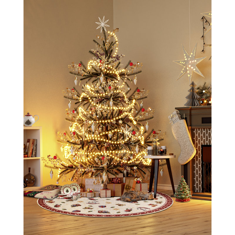 Toy`s Delight Area Rug, Multi-colored Red, Round 152cm