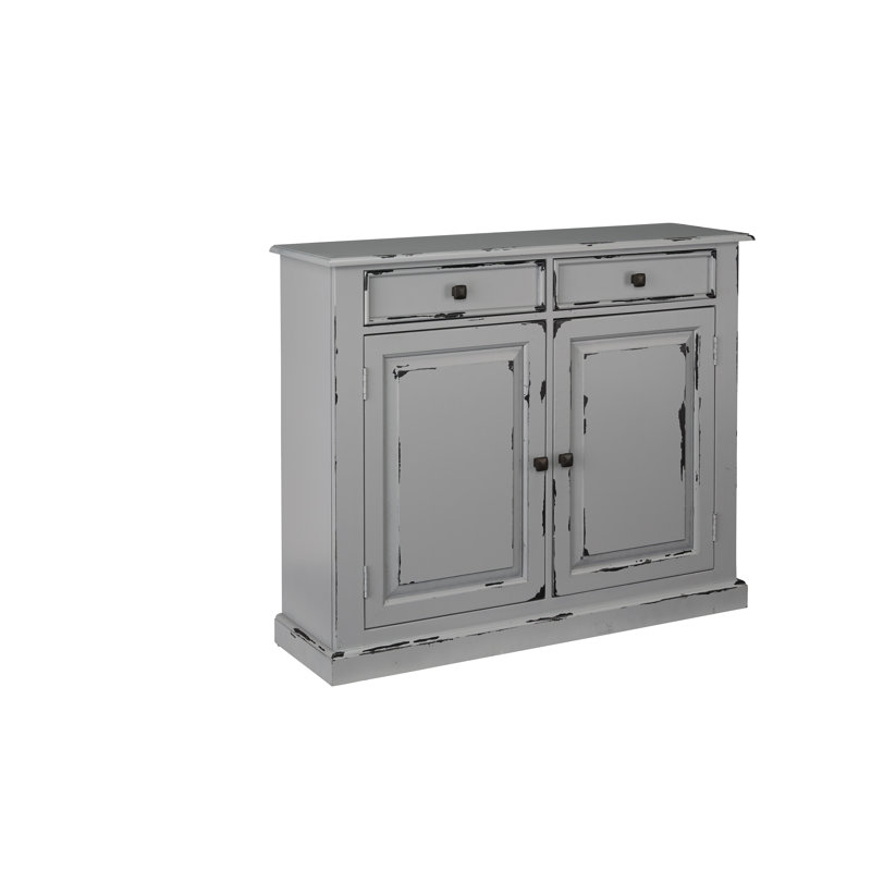Commode d'appoint Gareth, gris