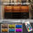 Bar Cabinet with LED Charging Station, Buffet & Sideboard Table-818920352