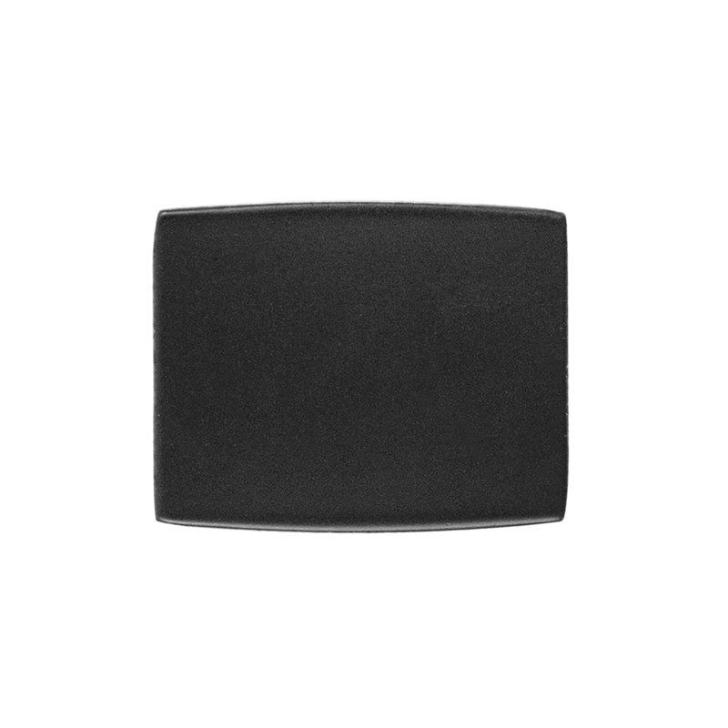 Channel Collection Knob - 1-1/4" x 1 " Cabinet Knob - Contemporary Hardware for Drawers & Cabinets, Matte Black