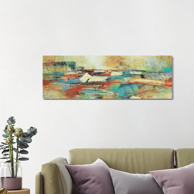 Puente Ocre by Gabriela Villarreal - Wrapped Canvas Panoramic Painting