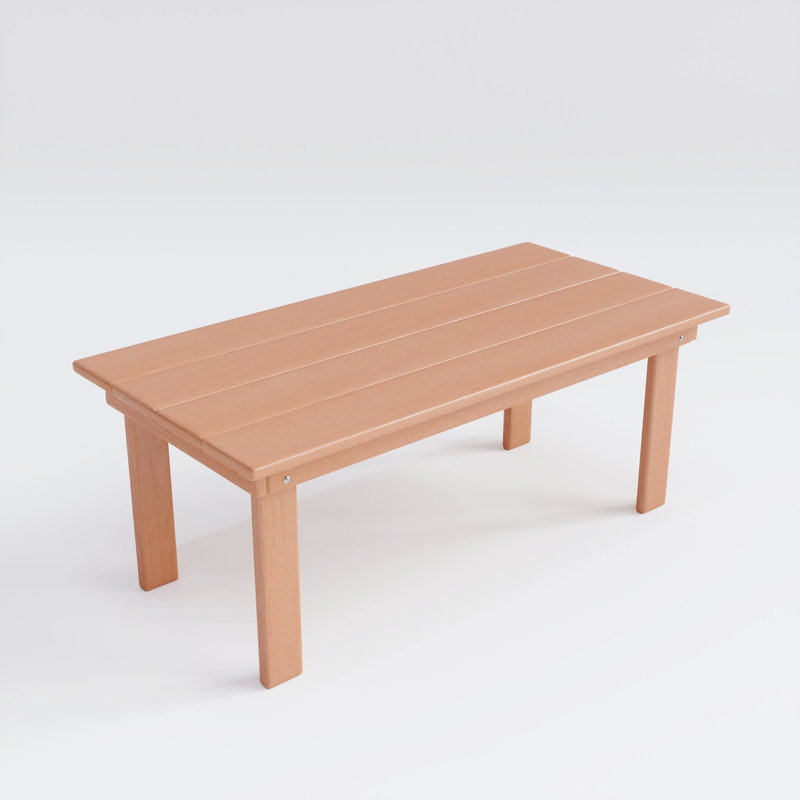  Table d'extérieur en composite Herrington, rectangulaire, cèdre, Cèdre