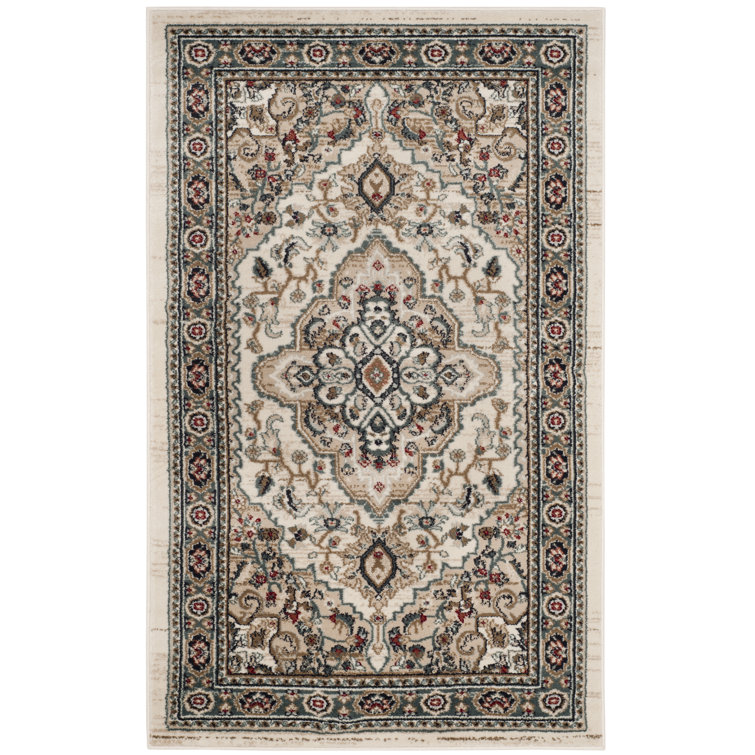 Lyndhurst Oriental Area Rug In Cream / Beige