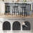 Bar Stools Set Of 4 Round Kitchen Stools With Backrest Metal Frame Footrest Counter Stool 150 Kg Load Capacity For Bar Kitchen Island Dining Room-2031289840