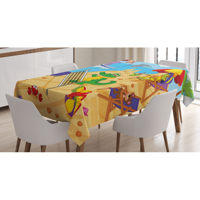 Animal Tablecloth, 70" x 52"