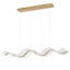 3000K LED Gold Modern Linear Pendant Light Fixture