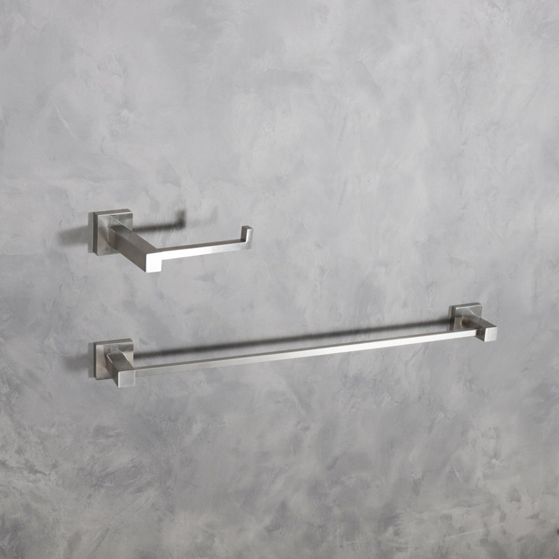 Isla 2 - Piece Bathroom Hardware Set, Brushed Nickel