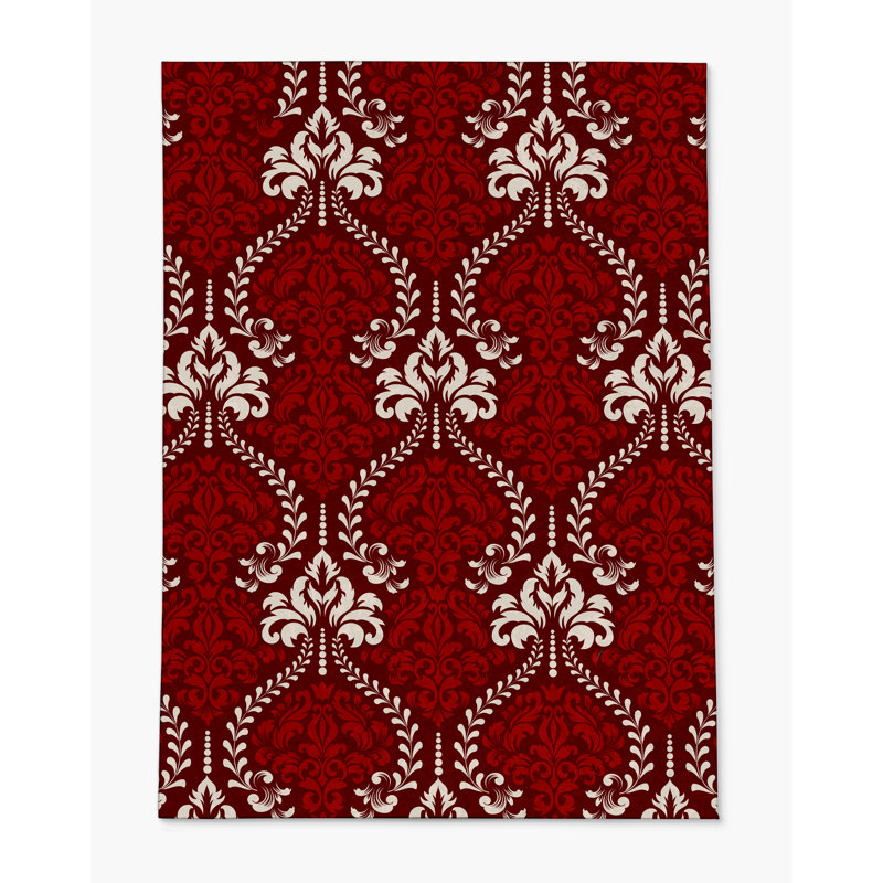 Tapis de chaise rectangulaire Novelle, L 36 po x L 60 po, Rouge