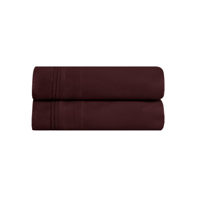 Aldin 650 Thread Count Certified Certified Egyptian Cotton Solid Color Pillowcase Set