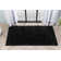 Tapis noir à poils longs Berte