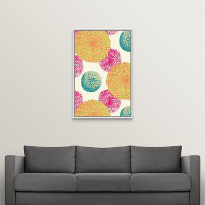 «Floral Celebration» par The Novogratz - peinture sur toile