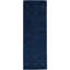 Handwoven Wool Gabbeh Uni Blue Rug-60831809