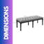 Velvet Upholstered Bench