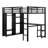 Loft Bed Frame With Built-In Wardrobe-166962412-166962414