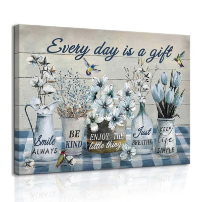 1 Piece Wrapped Canvas Wall Art