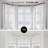 Hrishaan Adjustable Bay Window Single Curtain Rod-898936634