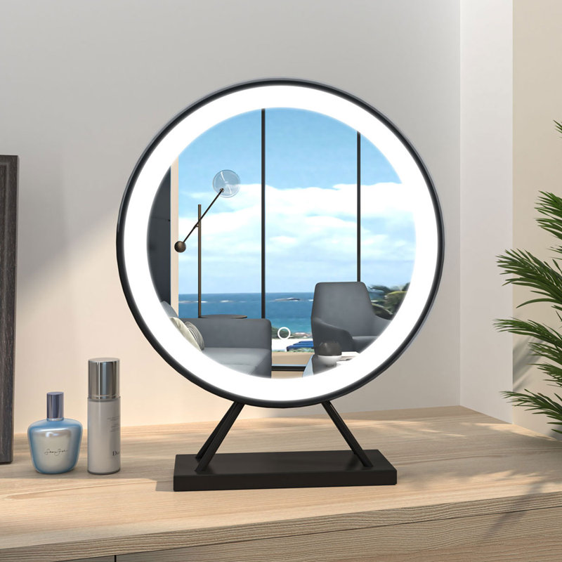 Bonfiglio Aluminium Round Mirror